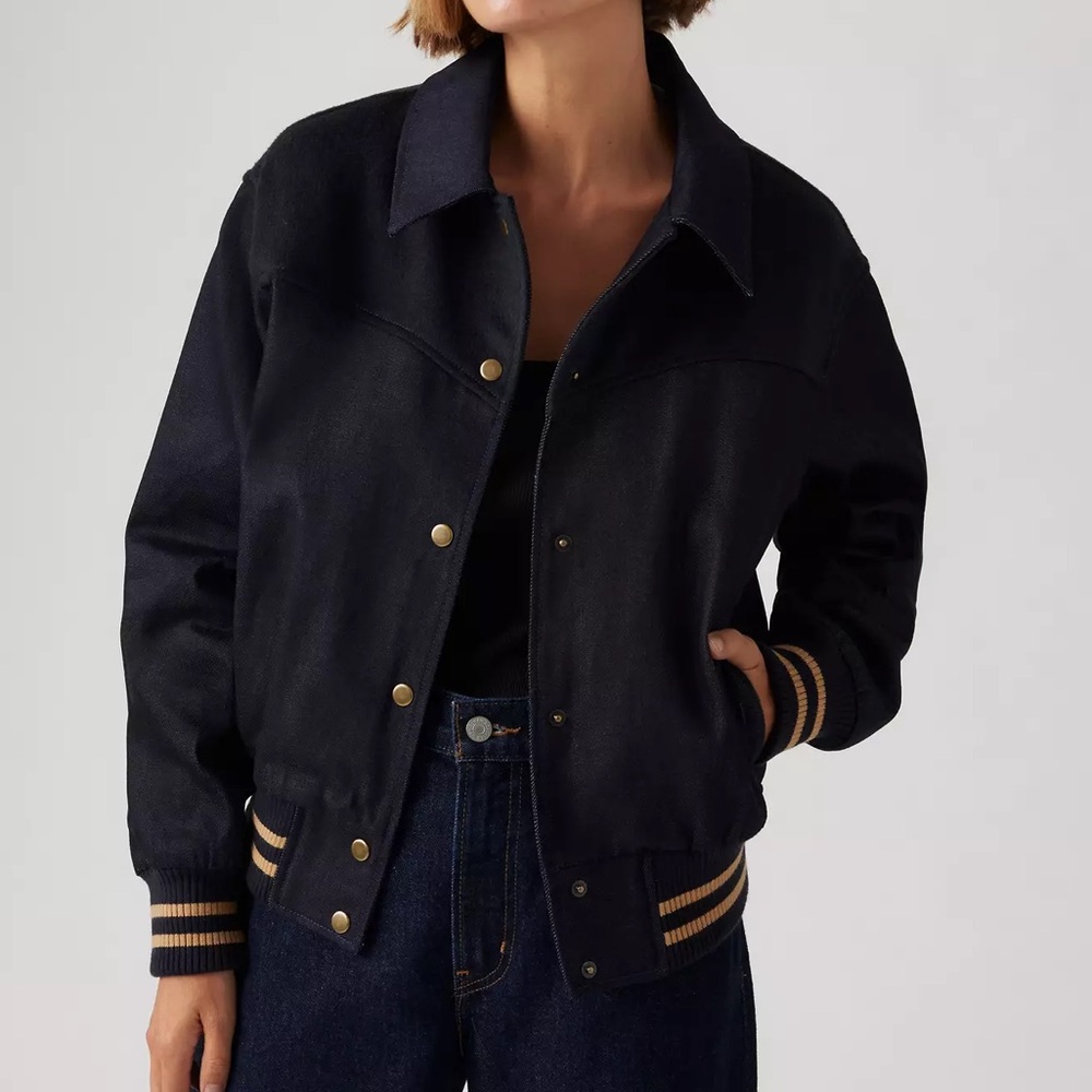 Levi’s Lennox Bomber Varsity Jacket NWT
